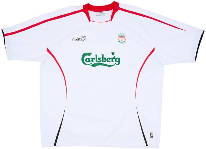 Camiseta de visitante del Liverpool 2005-06 Alonso #14 - 8/10 - (XXL)