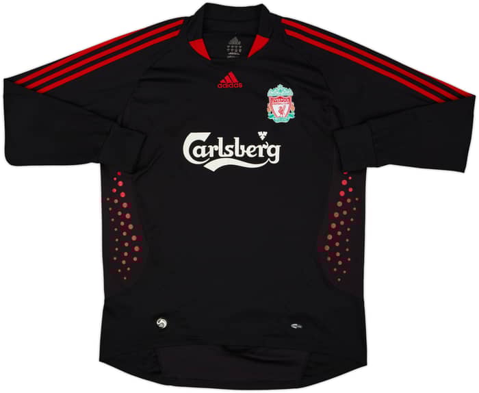 Camiseta de portero del Liverpool 2008-09 Reina #25 - 7/10 - (L)