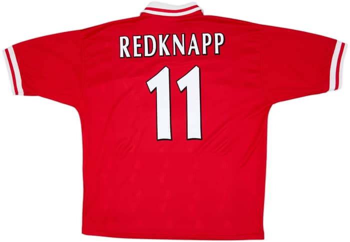 1996-98 Liverpool Home Shirt Redknapp #11 - 8/10 - (XL)
