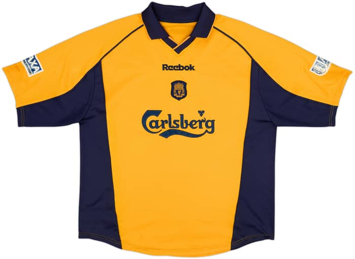 2000-02 Liverpool Away Shirt Gerrard #17 - 7/10 - (XXL)