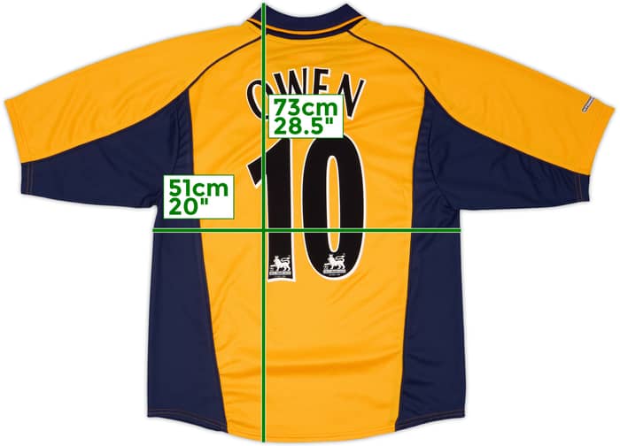 2000-02 Liverpool 'FA Cup Final' Away Shirt Owen #10 - 9/10 - (M)