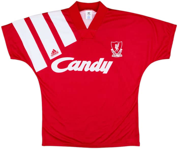 1991-92 Liverpool Home Shirt - 8/10 - (XL)
