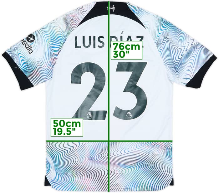 2022-23 Liverpool Away Shirt Luis Diaz #23 - 7/10 - (M)