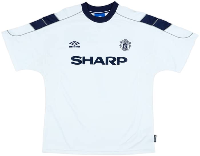 1999-00 Manchester United Third Shirt Beckham #7 - 8/10 - (L)