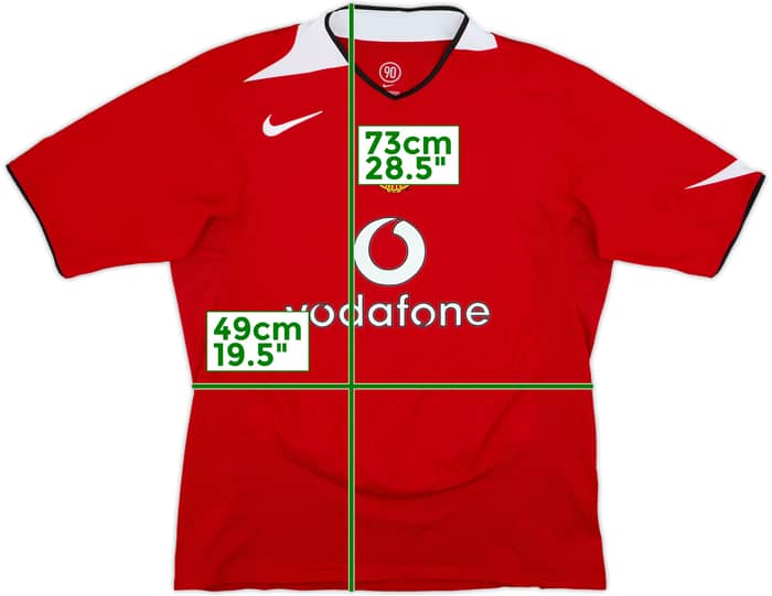 2004-06 Manchester United Home Shirt Giggs #11 - 7/10 - (L)