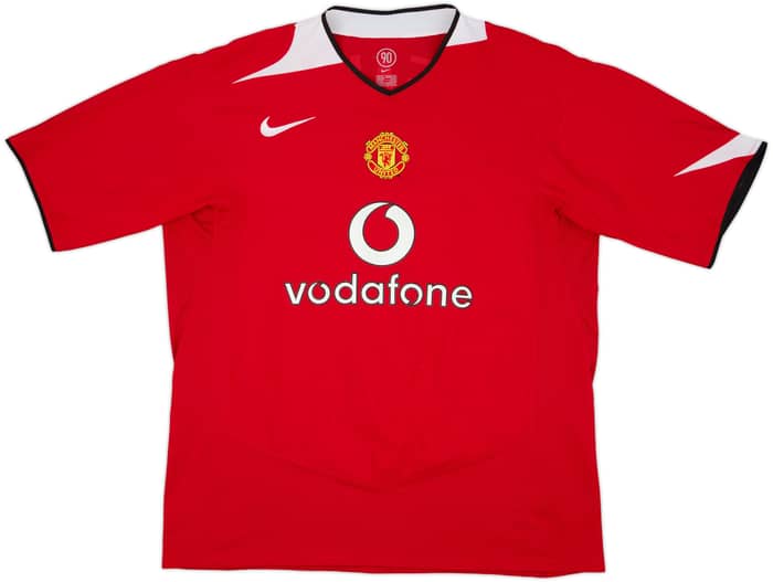 2004-06 Manchester United Home Shirt Keane #16 - 9/10 - (XL)