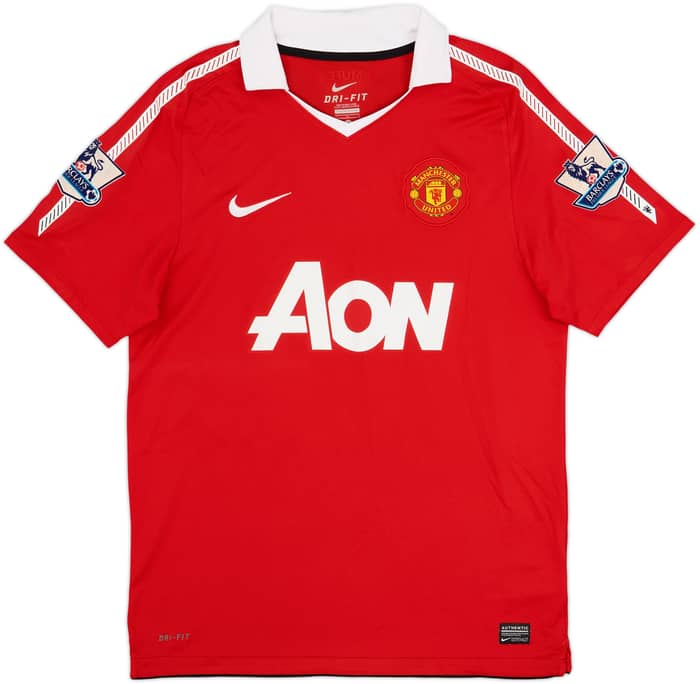 2010-11 Manchester United Home Shirt Rooney #10 - 8/10 - (M)