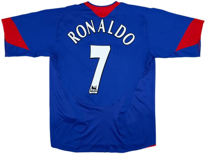 2005-06 Manchester United Away Shirt Ronaldo #7 - 9/10 - (L)