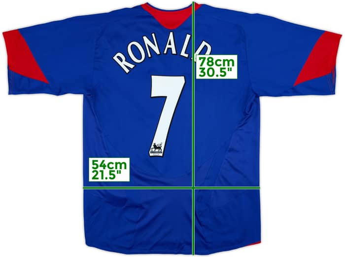 2005-06 Manchester United Away Shirt Ronaldo #7 - 9/10 - (L)