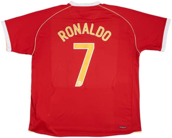 2006-07 Manchester United Home Shirt Ronaldo #7 - 7/10 - (XXL)