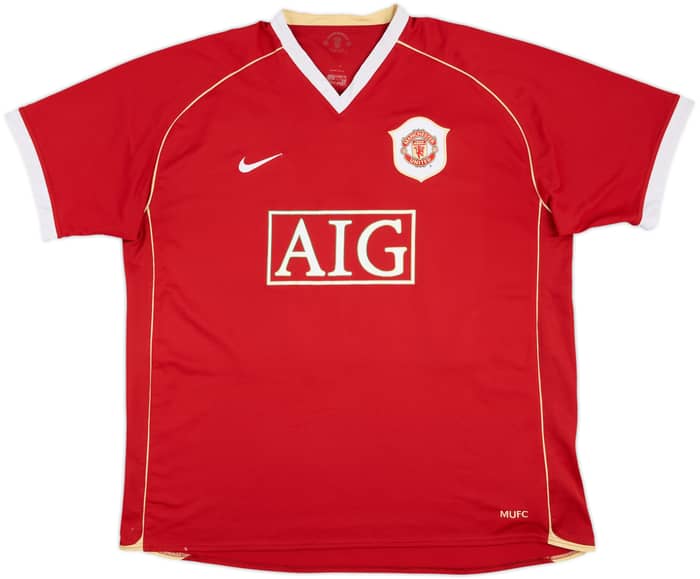 2006-07 Manchester United Home Shirt Ronaldo #7 - 7/10 - (XXL)