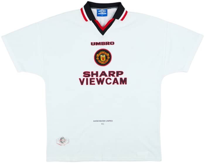 1996-97 Manchester United Away Shirt Cantona #7 - 8/10 - (XL)