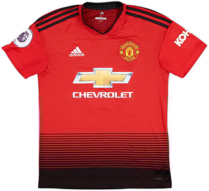 2018-19 Manchester United Home Shirt Pogba #6 - 8/10 - (S)
