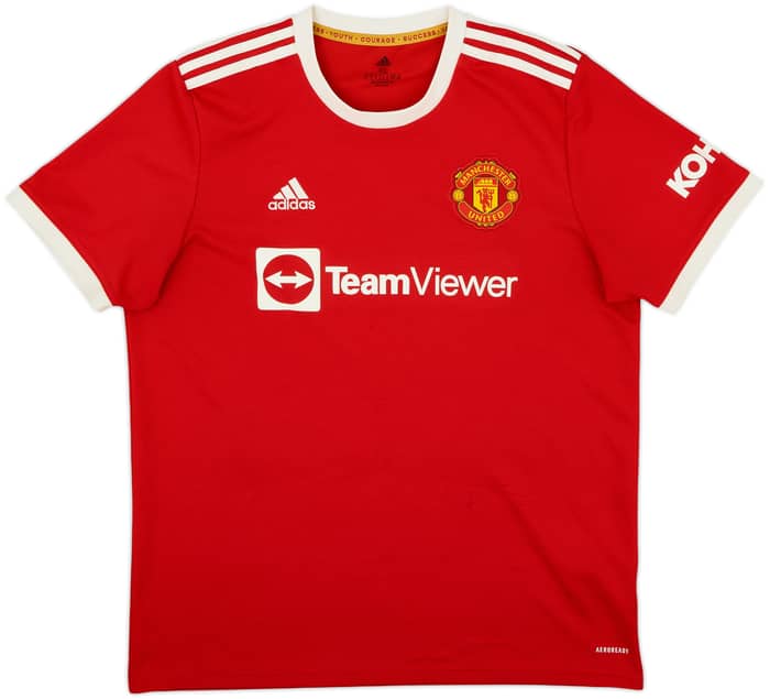2021-22 Manchester United Home Shirt Ronaldo #7 - 7/10 - (XL)