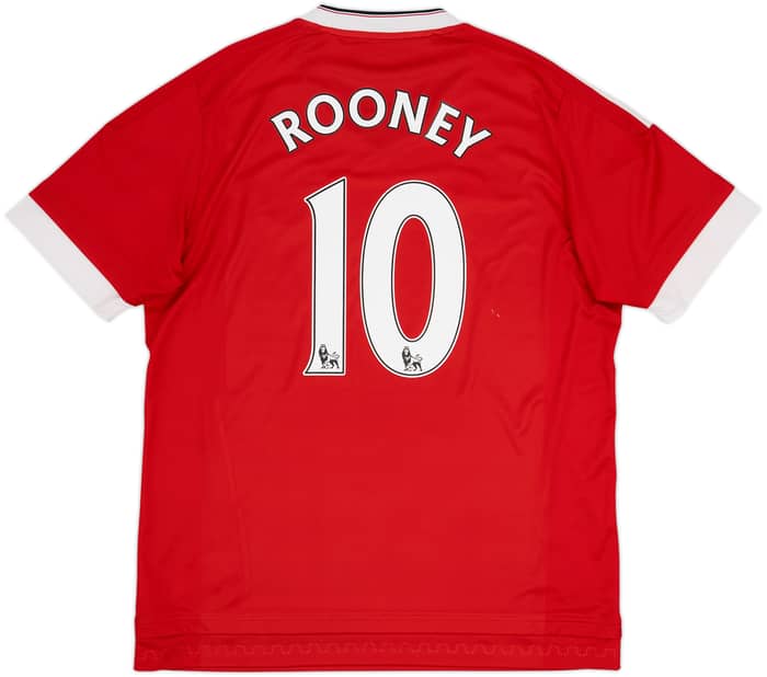 2015-16 Manchester United Home Shirt Rooney #10 - 7/10 - (L)