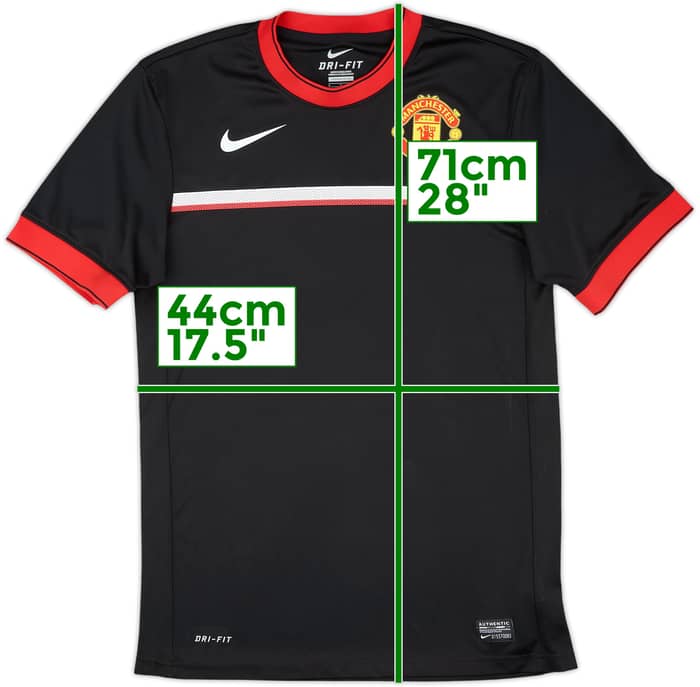 2011-12 Manchester United Nike Training Shirt - 10/10 - (S)