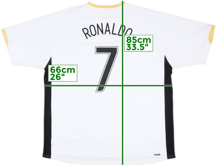 2006-08 Manchester United Away Shirt Ronaldo #7 - 8/10 - (3XL)