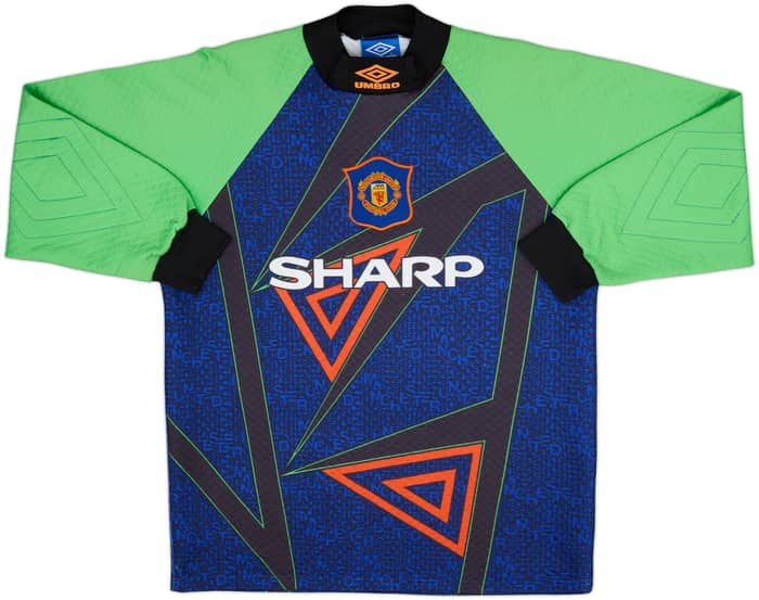 1994-96 Manchester United GK Shirt Schmeichel #1 - 8/10 - (L)