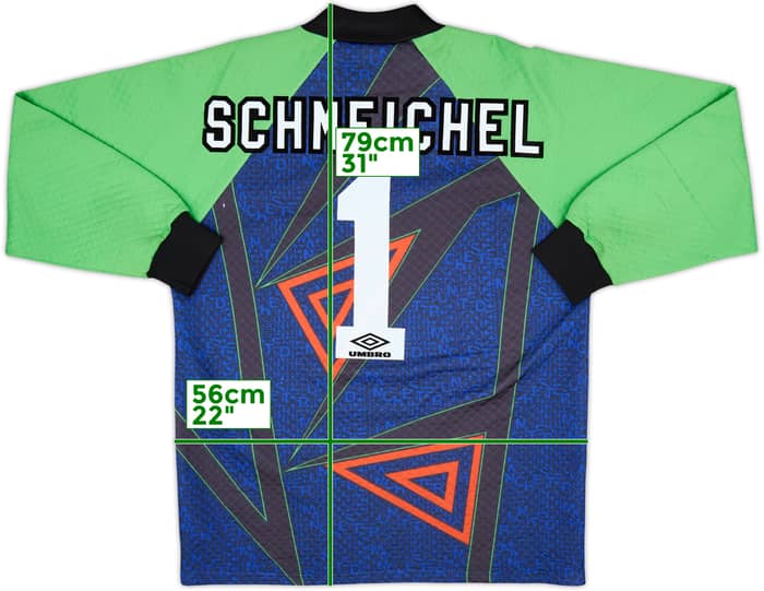 1994-96 Manchester United GK Shirt Schmeichel #1 - 8/10 - (L)
