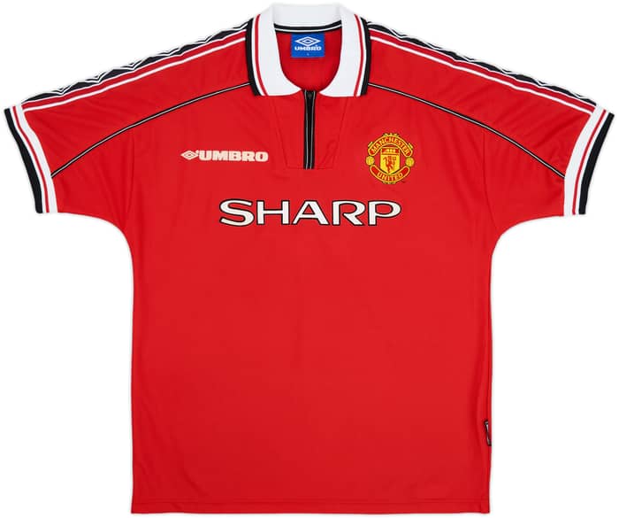 1998-00 Manchester United Home Shirt Yorke #19 - 9/10 - (L)
