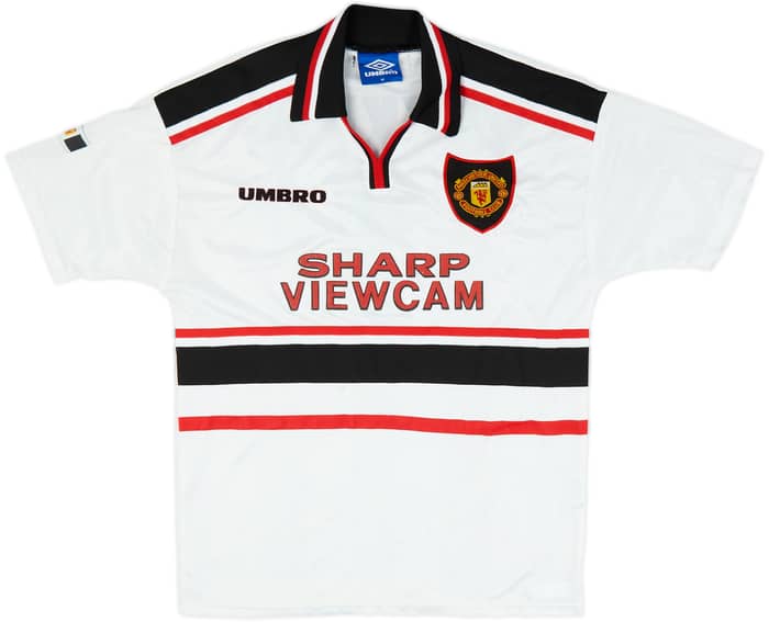 1997-99 Manchester United Away Shirt Beckham #7 - 8/10 - (M)