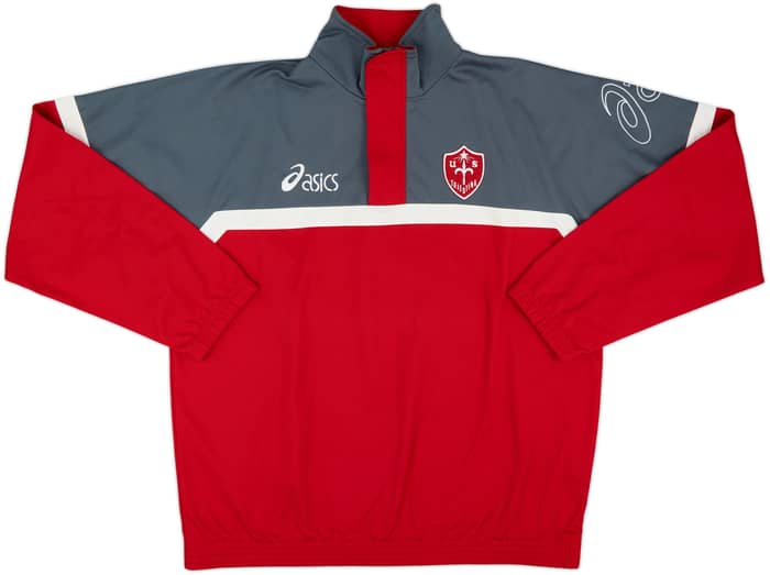 2005-06 Triestina Asics 1/4 Zip Drill Top - 7/10 - (XL)
