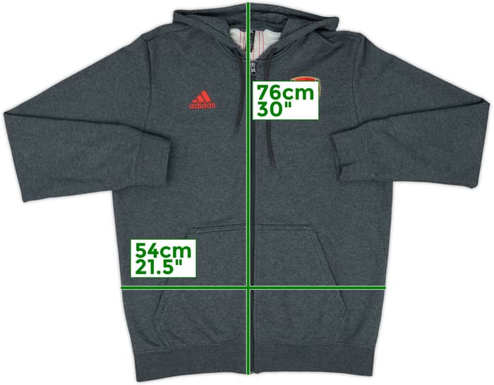 2020-21 Arsenal adidas Hooded Track Jacket - 10/10 - (L)