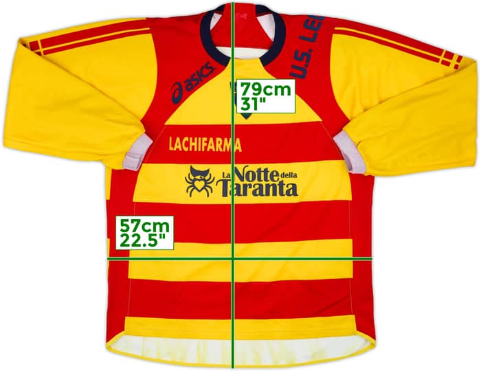 2006-07 Lecce Asics Training L/S Shirt #1 - 9/10 - (XL)