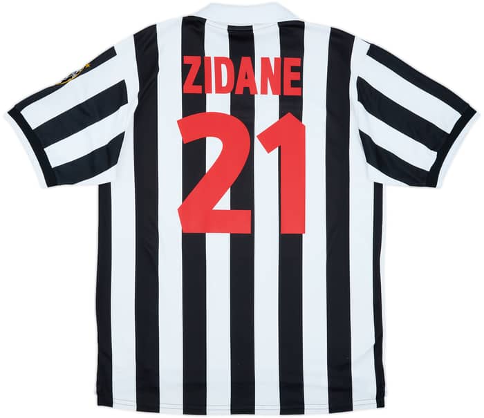 1998-99 Juventus Home Shirt Zidane #21 - 5/10 - (XL)