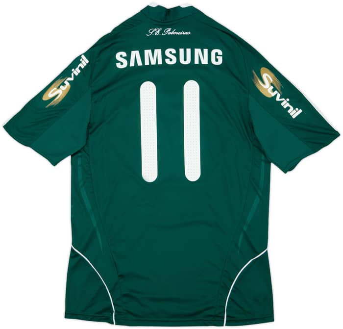 2008 Palmeiras Home Shirt #11 - 8/10 - (M)