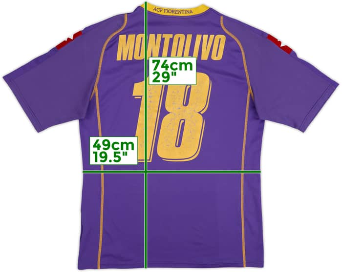 Camiseta de local de la Fiorentina 2008-09 Montolivo #18 - 6/10 - (L)