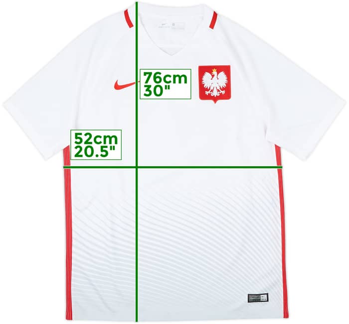 2016-18 Poland Home Shirt - 5/10 - (M)