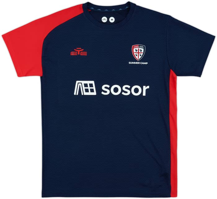 2023-24 Cagliari Eye Training Shirt - 9/10 - (M)