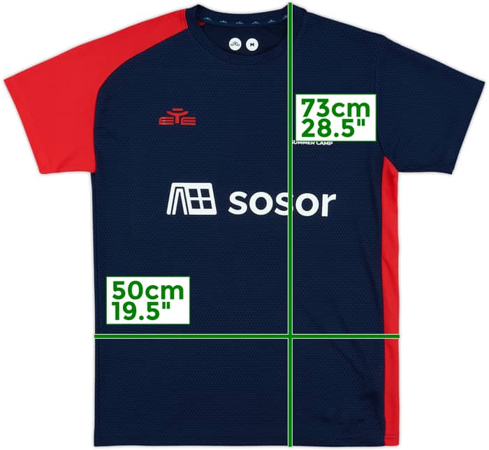 2023-24 Cagliari Eye Training Shirt - 9/10 - (M)