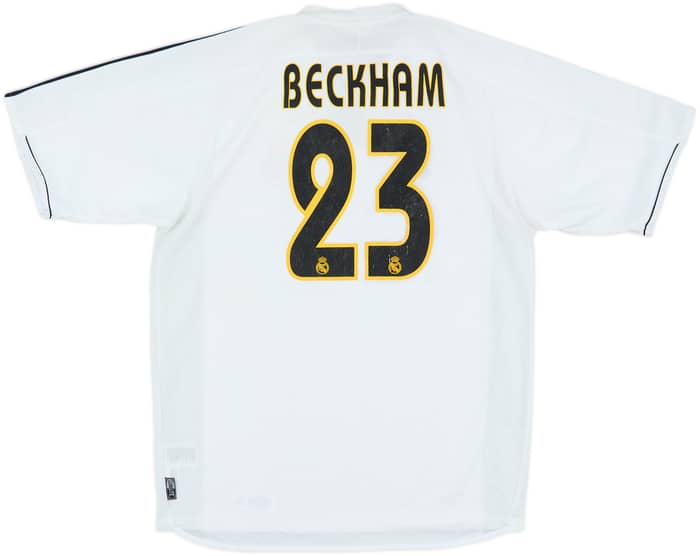 2003-04 Real Madrid Home Shirt Beckham #23 - 5/10 - (M)