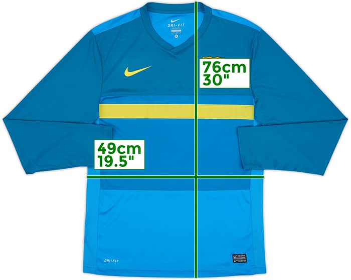 2011-12 Barcelona Nike Training L/S Shirt - 9/10 - (M)
