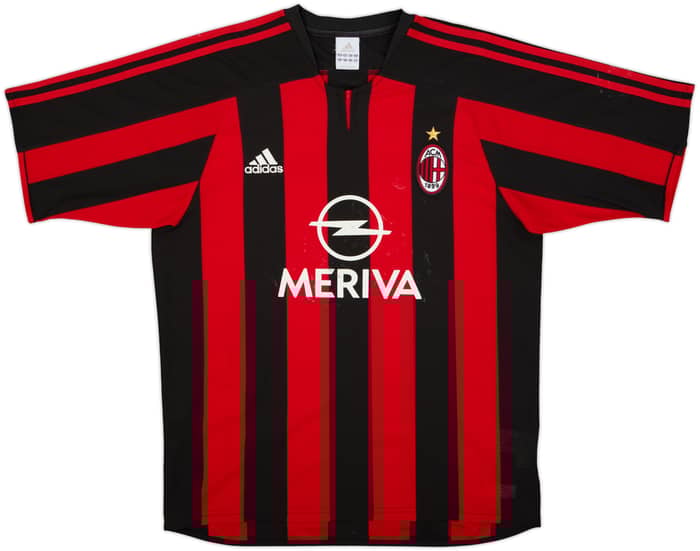 2003-04 AC Milan Home Shirt Shevchenko #7 - 7/10 - (M)