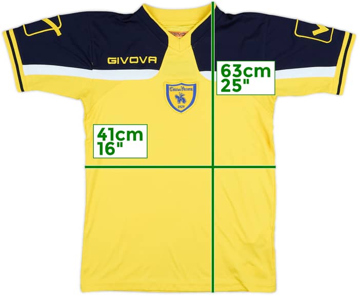 2018-19 Chievo Verona Givova Training Shirt - 8/10 - (L.Boys)