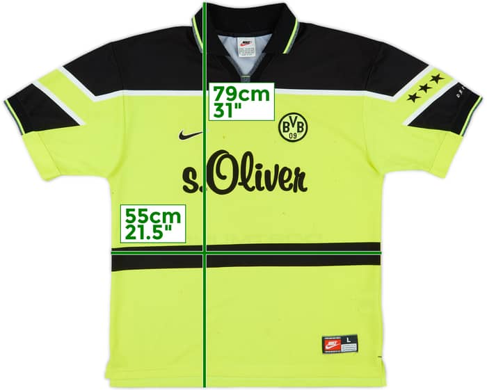 1997-98 Borussia Dortmund Home Shirt - 5/10 - (L)