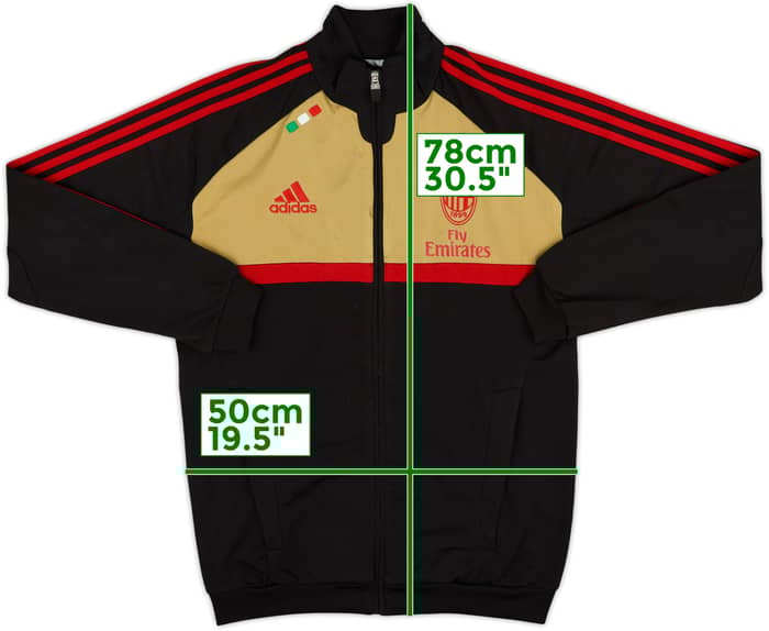2011-12 AC Milan adidas Track Jacket - 7/10 - (M)