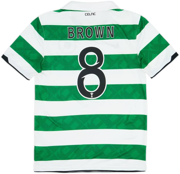 Camiseta de local del Celtic 2010-12 Marrón #8 - 8/10 - (S)