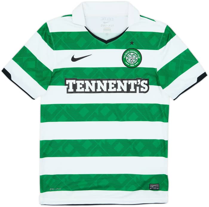 Camiseta de local del Celtic 2010-12 Marrón #8 - 8/10 - (S)