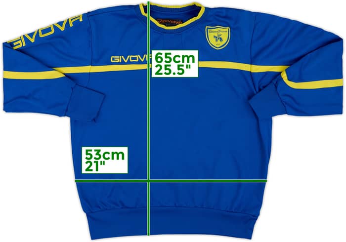 2018-19 Chievo Verona Givova Sweat Top - 8/10 - (L)