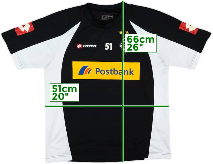 2009-10 Borussia Monchengladbach Player Issue Lotto Training Shirt #51 - 8/10 - (M)
