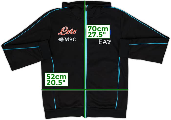 2022-23 Napoli EA7 Track Jacket - 6/10 - (M)