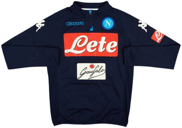 2017-18 Napoli Kappa 1/4 Zip Drill Top - 7/10 - (M)