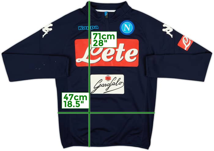 2017-18 Napoli Kappa 1/4 Zip Drill Top - 7/10 - (M)