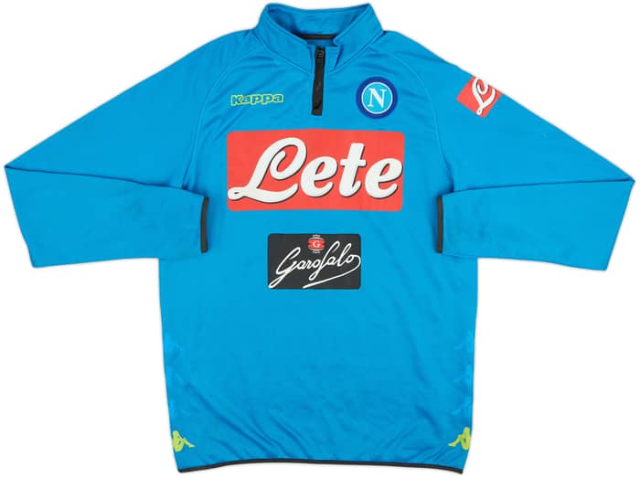 2016-17 Napoli Kappa 1/4 Zip Drill Top - 7/10 - (XL)