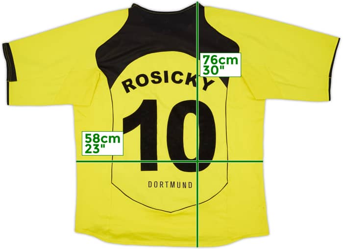 2004-05 Borussia Dortmund Home Shirt Rosicky #10 - 7/10 - (XL)