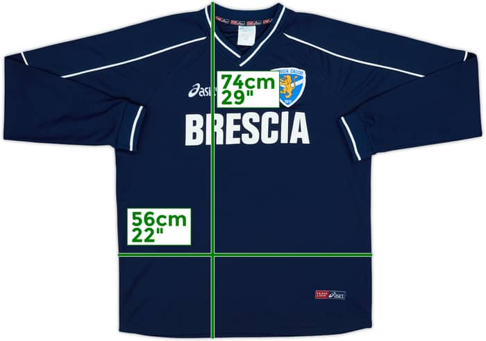 2006-07 Brescia Asics Sweat Top - 8/10 - (L)